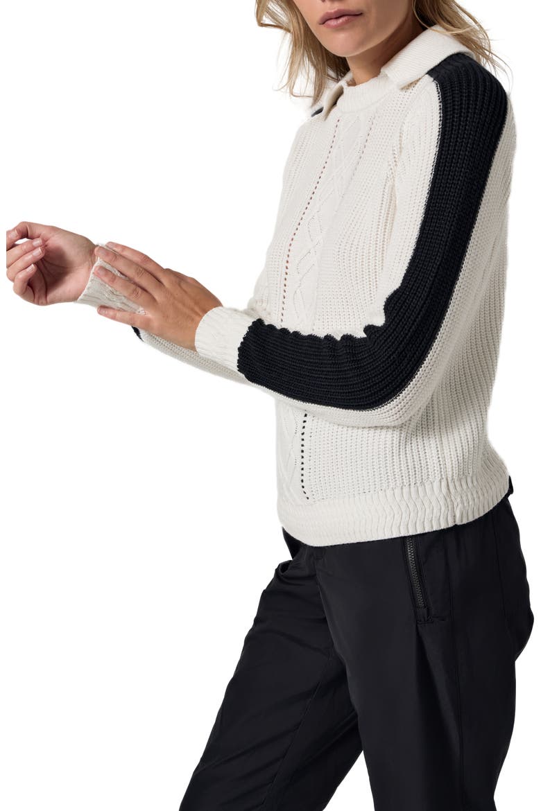 Maeve Organic Cotton Sweater, Alternate, color, OFF WHITE