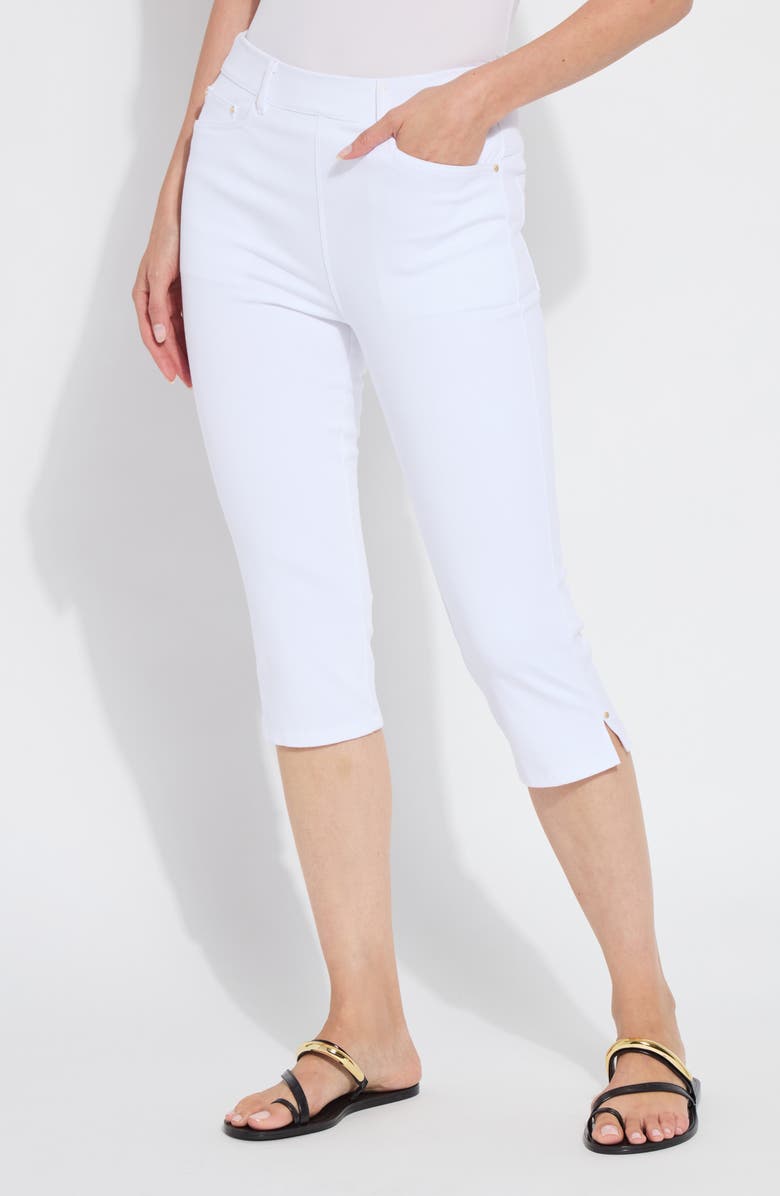 Lysse Granada High Waist Capri Jeans, Main, color, White