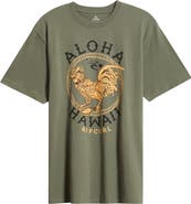 Rip Curl Aloha Hawaii Roster Cotton Graphic T-Shirt