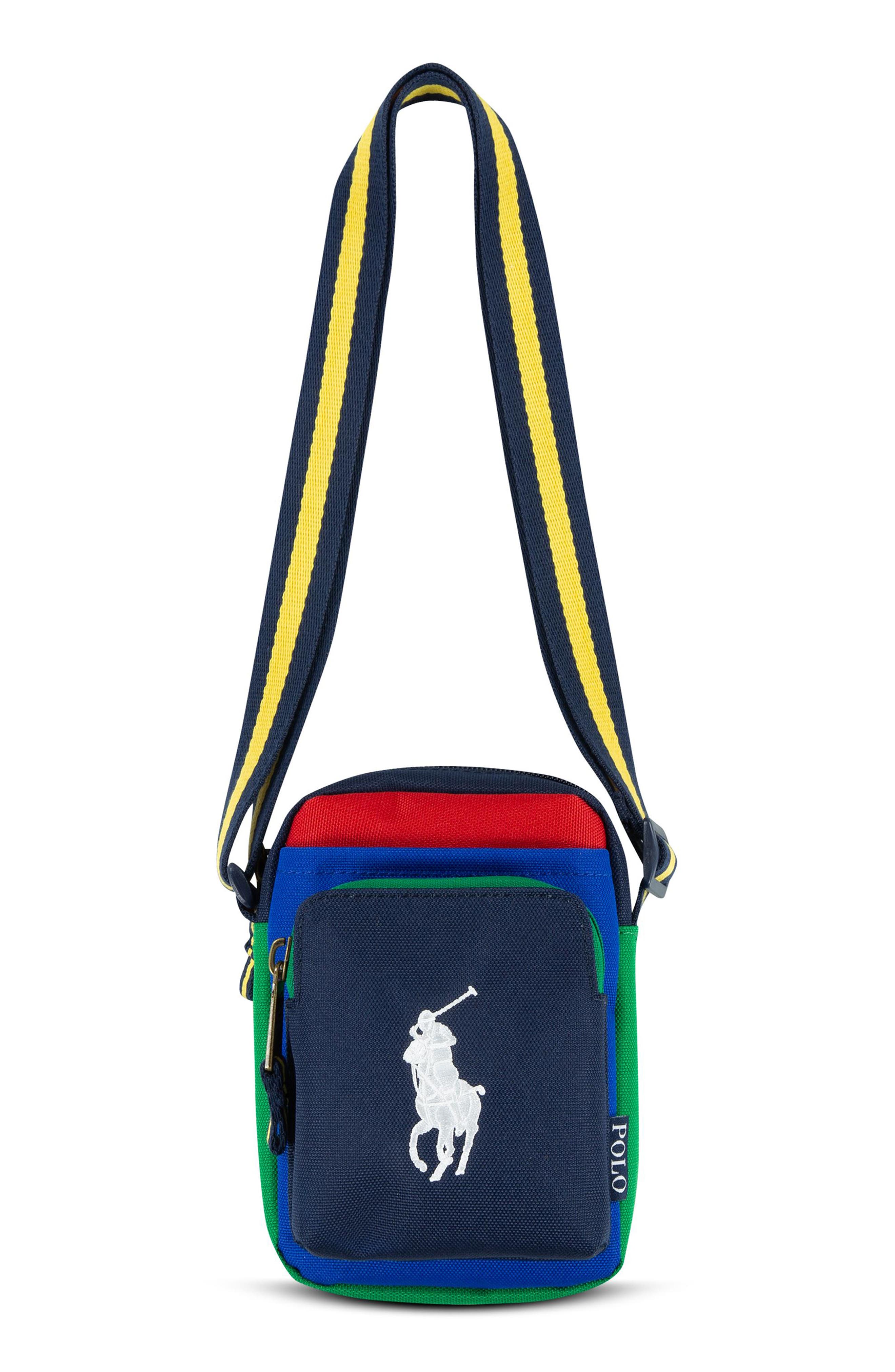 Kids' Colorblock Festival Crossbody Bag, Main, color, NAVY MULTI