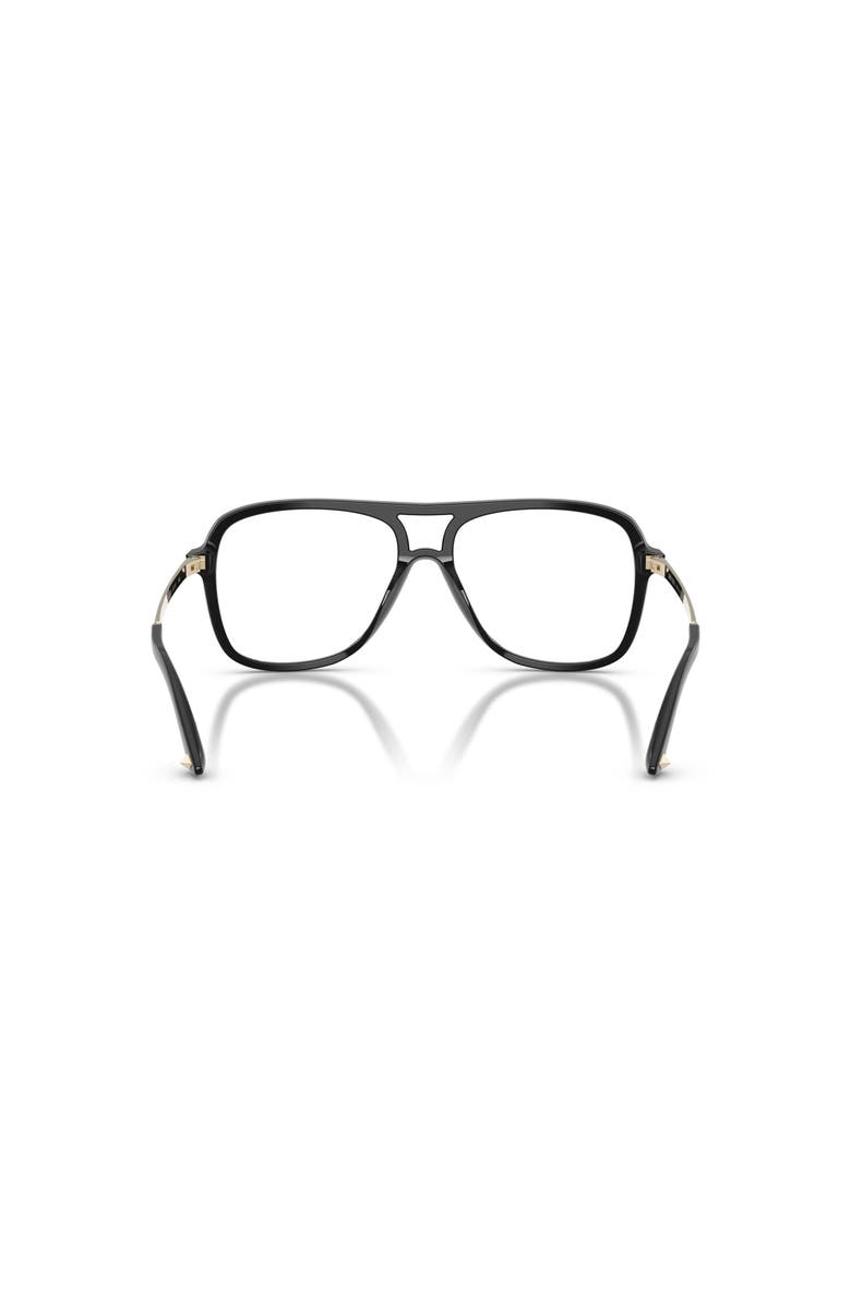 Jimmy Choo 53mm Pilot optical glasses, Alternate, color, Black