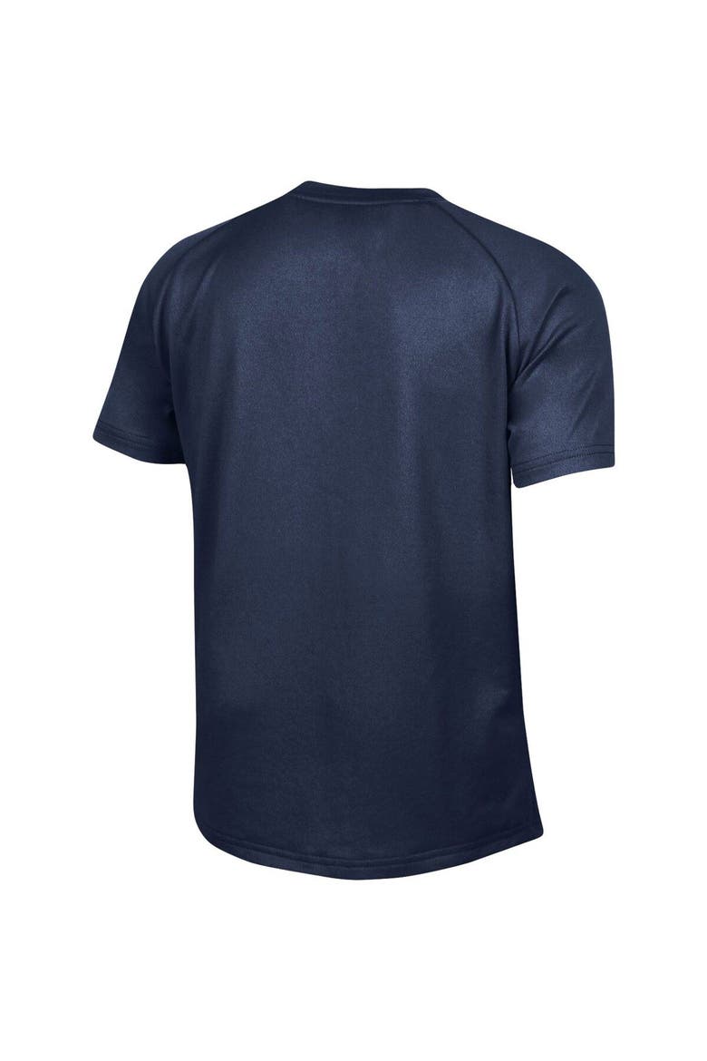 Youth Under Armour Navy North Carolina A&T Aggies Primary Logo Tech Raglan Performance T-Shirt, Alternate, color, Navy