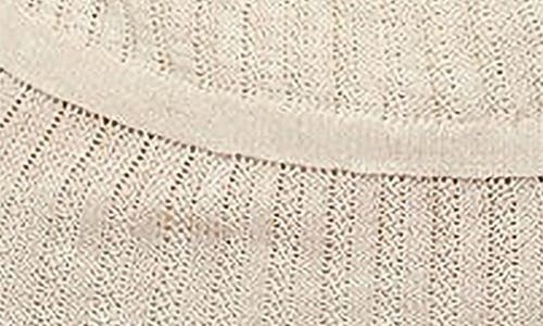 Edikted Tassel Long Sleeve Mini Sweater Dress In Neutral