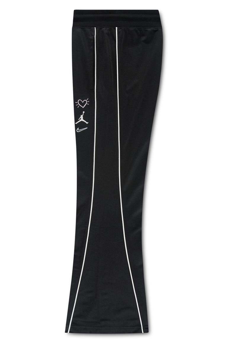 Kids' Love is in the Air Track Pants, Alternate, color, OFF NOIR