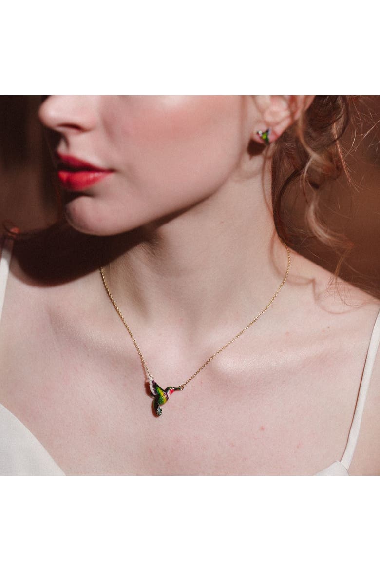 Hummingbird Pendant, Alternate, color, Hummingbird