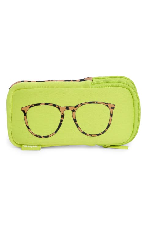 Leopard Double Eyeglass Case
