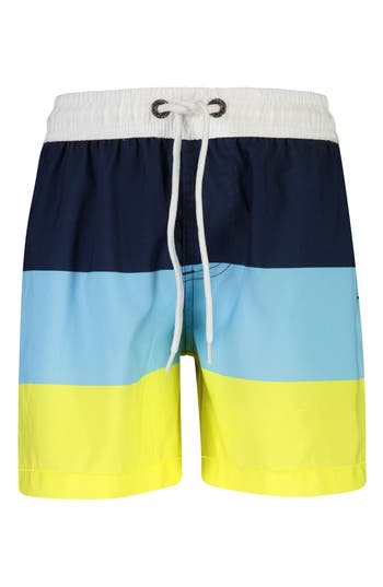 SNAPPER ROCK SNAPPER ROCK BLOCK STRIPE SWIM TRUNKS