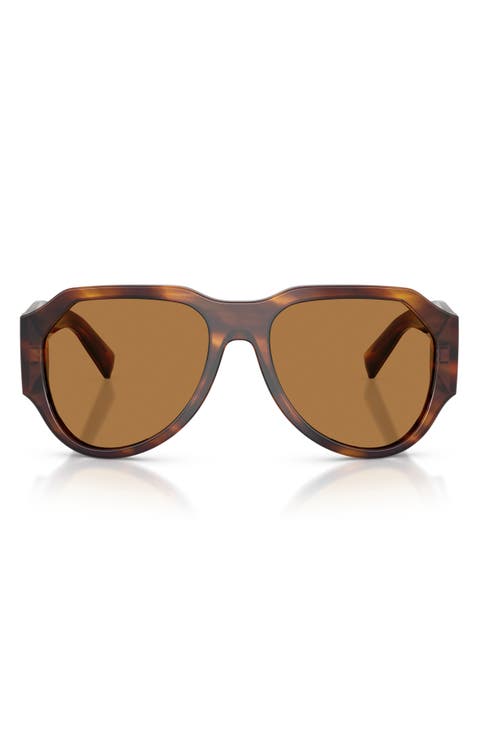 58mm Pilot Sunglasses