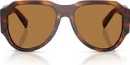 Dolce&Gabbana 58mm Pilot Sunglasses
