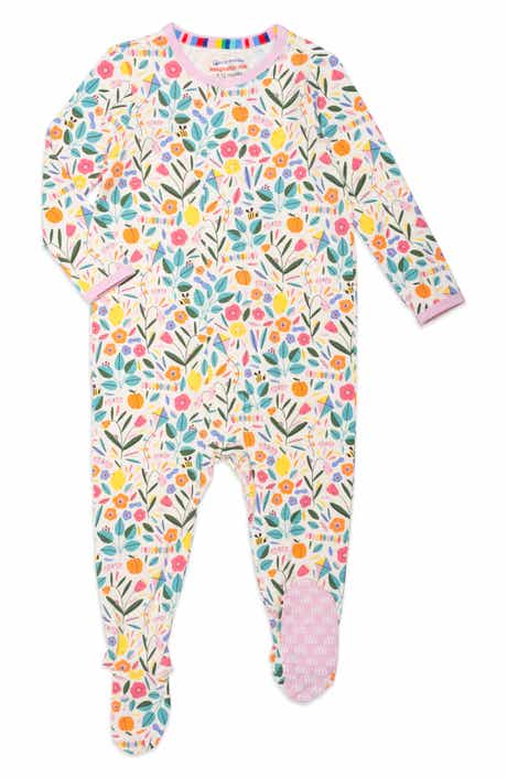 Magnetic Me Life's Peachy Magnetic Closure Footie