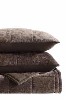 Vera Wang Chenille Box Quilt Set