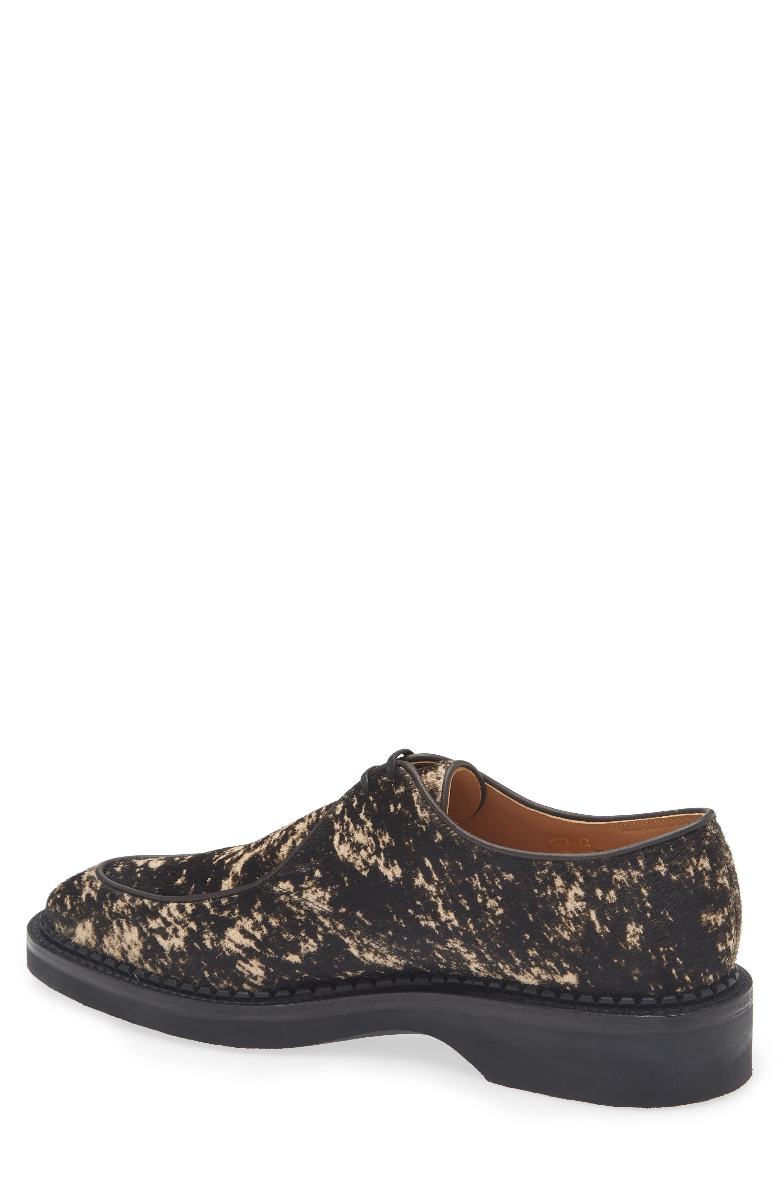 John Lobb Smith Genuine Calf Hair Oxford, Alternate, color, Savanna