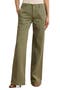 Wide Leg Cotton Twill Pants