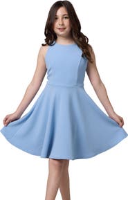 Un Deux Trois Textured Stretch Racerback Dress