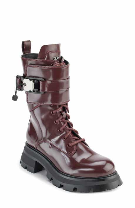 DKNY Lug Sole Combat Boot