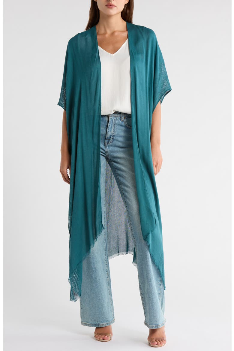 Transitional Ruana, Main, color, TEAL SEAGATE