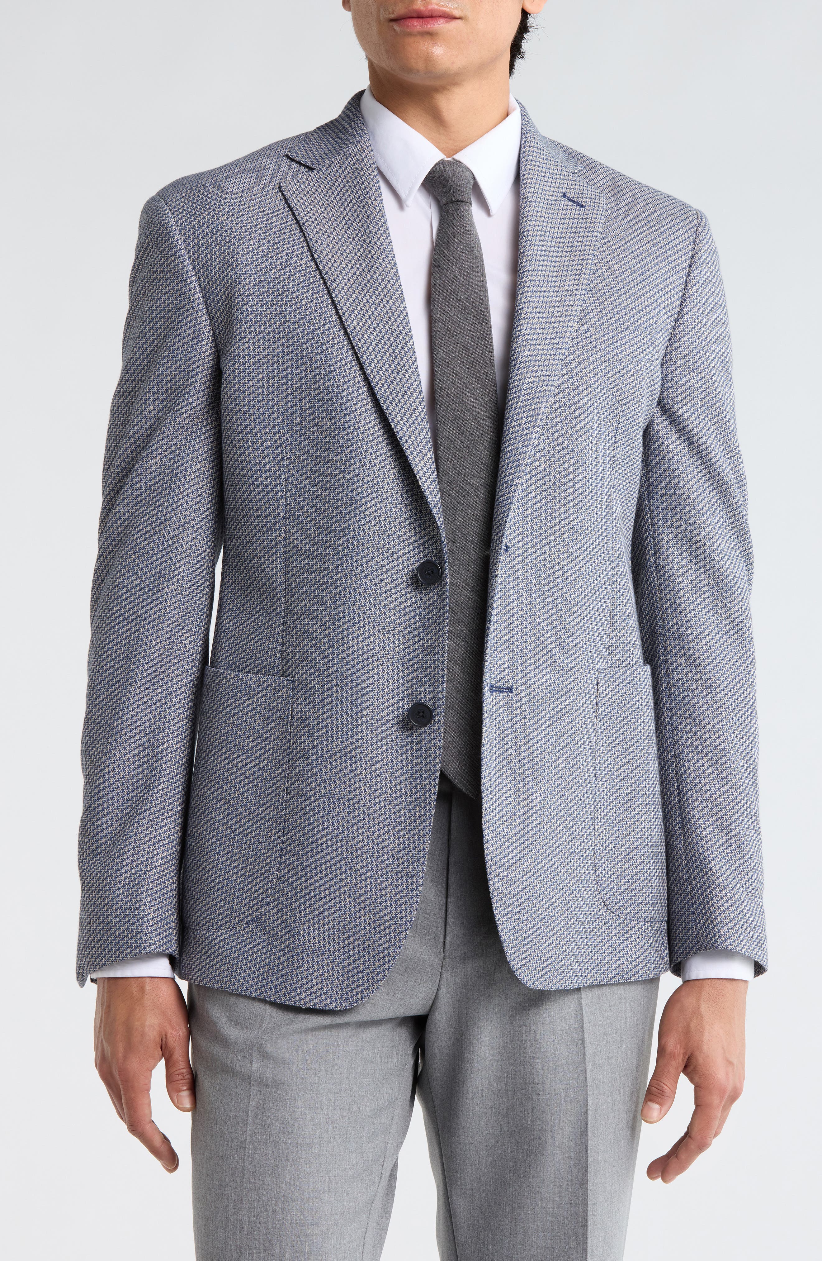 JB Britches Two Button Side Vent Patch Pocket Jacket