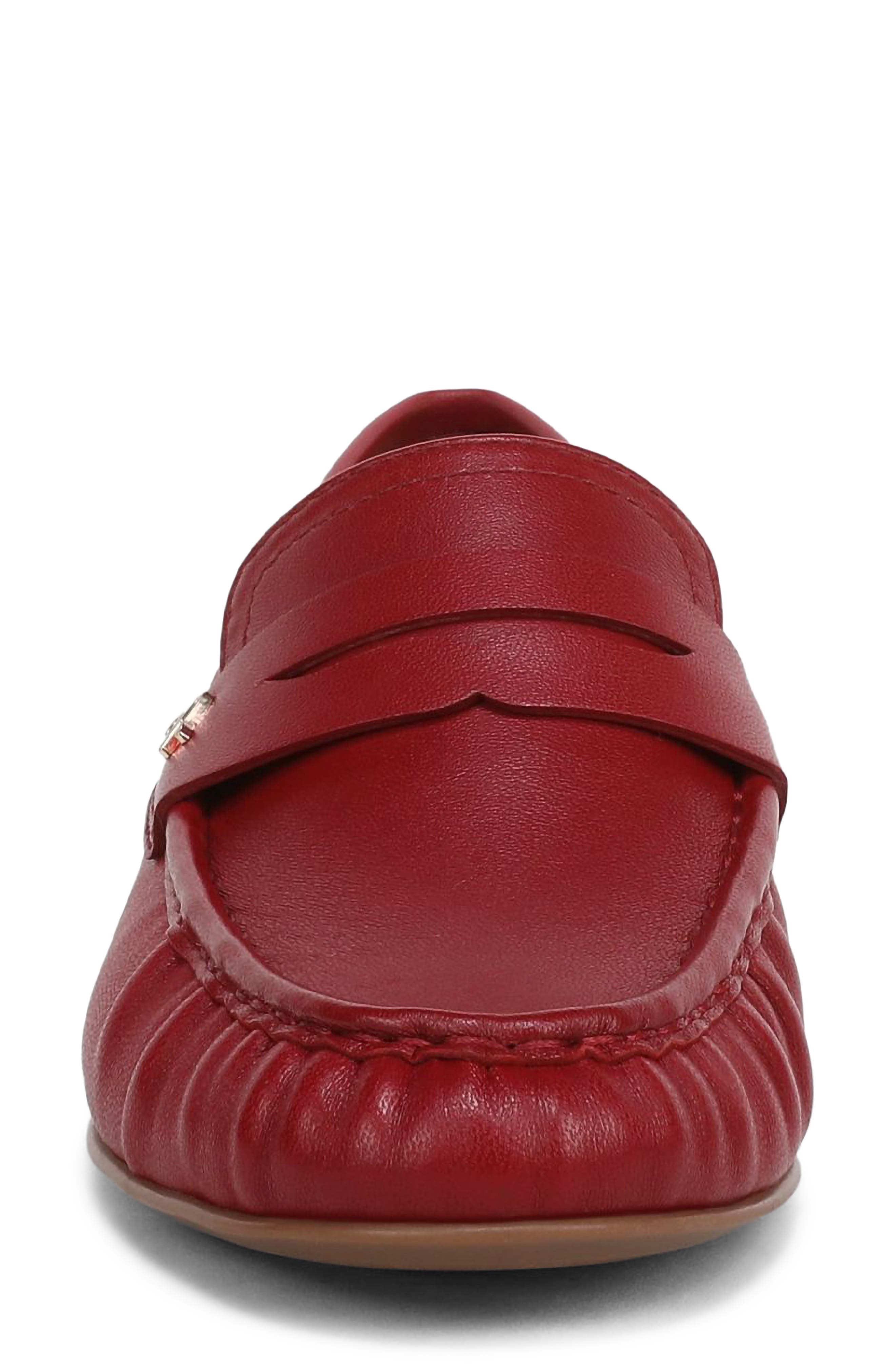Bloom Penny Loafer, Alternate, color, HEARTS FLAME RED
