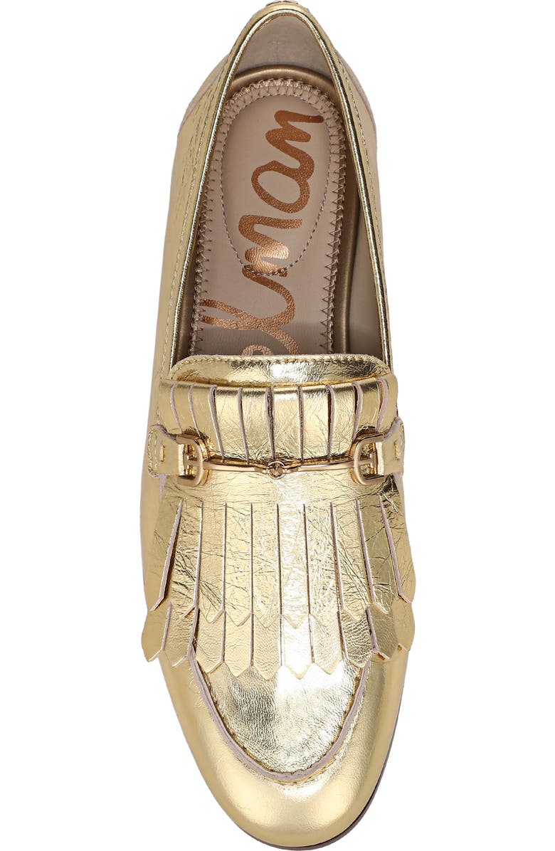 Sam Edelman Liz Kiltie Loafer, Alternate, color, Amber Gold