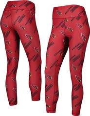 CONCEPTS SPORT Women's Concepts Sport Cardinal Arizona Cardinals Breakthrough Allover Print Lounge Leggings