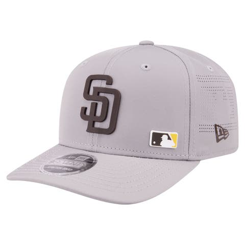 Men's New Era Gray San Diego Padres Laser Perforated 9SEVENTY Adjustable Hat