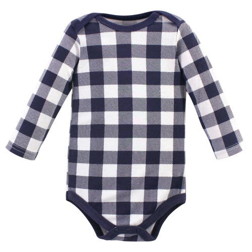 Hudson Baby Cotton Long-sleeve Bodysuits 3-pack In Multi