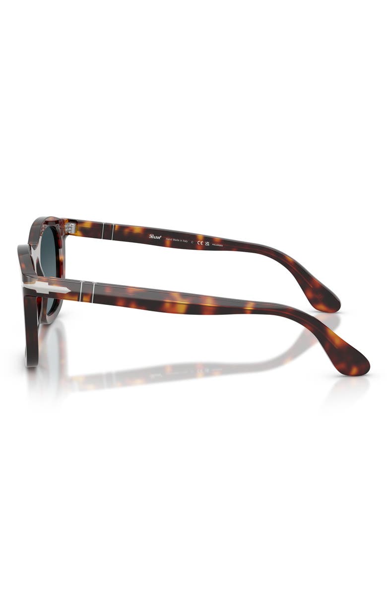 Persol 52mm Polarized Gradient Phantos Sunglasses, Alternate, color, Havana / Light Blue Dark Blue