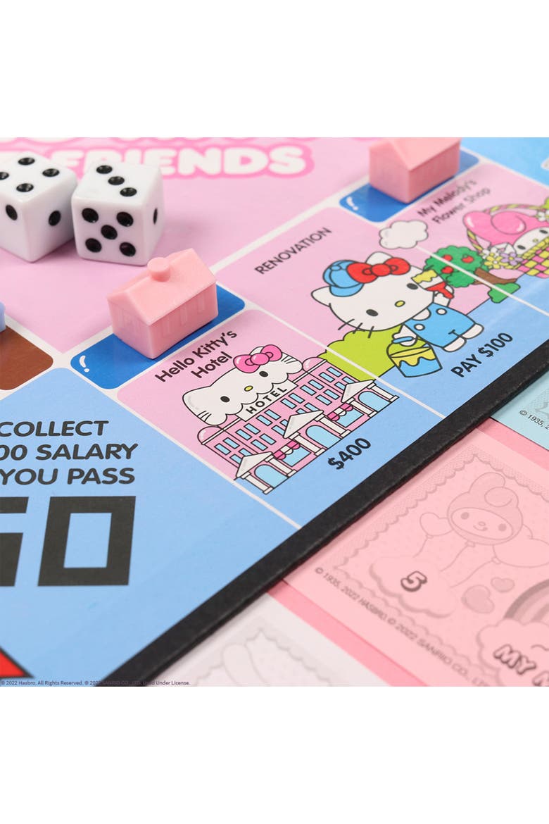 Hello Kitty & Friends Strategy Board Game, Alternate, color, Multicolored