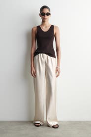 COS Satin Wide-Leg Pants