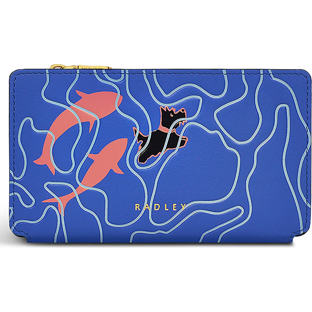Radley Koi Coin Street Wallet In Blue