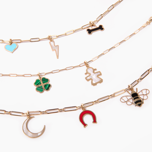 The Lovery Fine Jewelry Mini Paperclip Bracelet In Gold