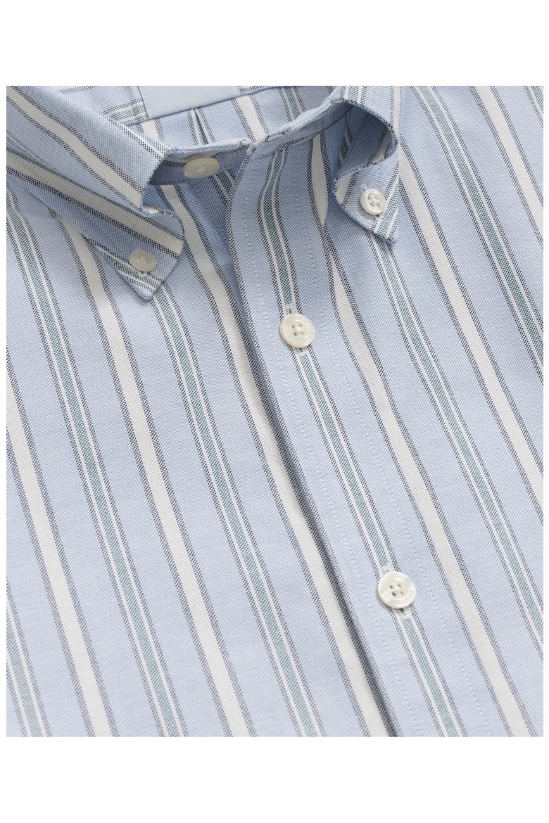 Stripe Regular Fit Stretch Button Down Shirt, Alternate, color, HYDRANGEA OUTLINE STPRIPE