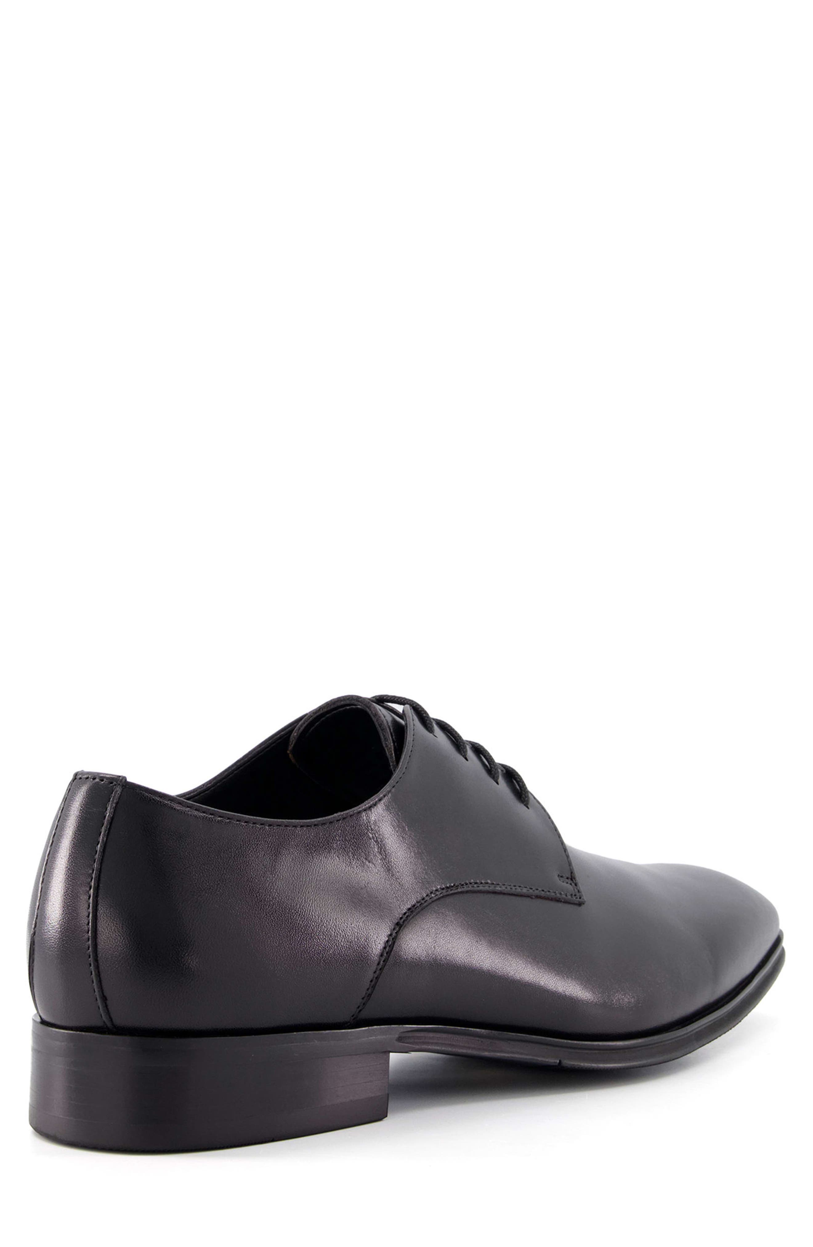Dune London Satchel Plain Toe Derby, Alternate, color, Black