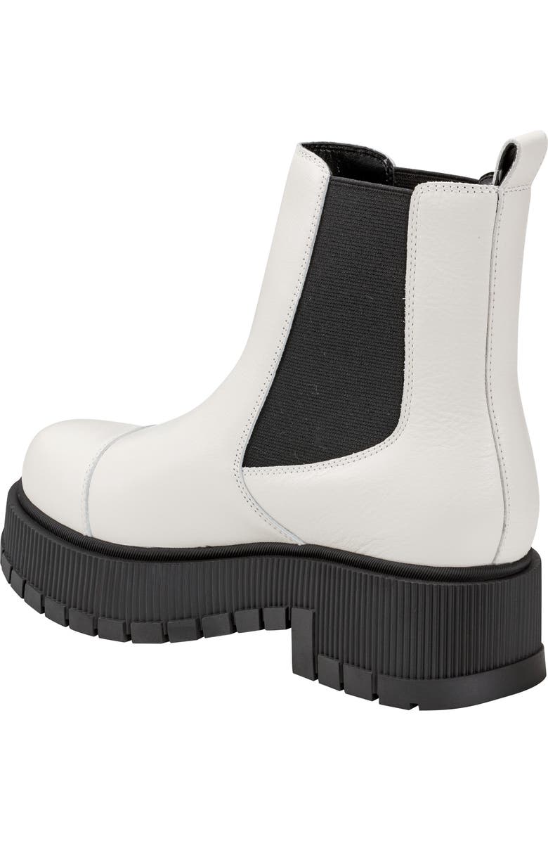 Marc Fisher LTD Bermuda Lug Sole Chelsea Boot, Alternate, color, Ivory