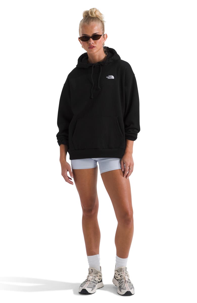 The North Face Evolution Simple Dome Oversize Cotton Blend Hoodie, Alternate, color, Tnf Black
