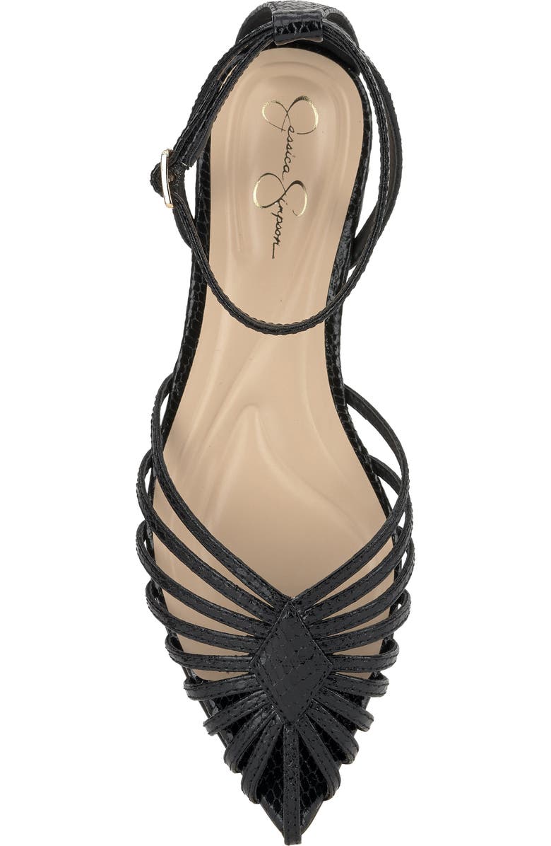 Jessica Simpson Eulean Ankle Strap Sandal, Alternate, color, Black