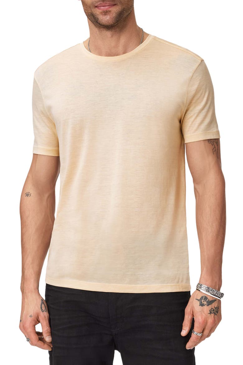 Amato Silk & Organic Cotton Crewneck T-Shirt, Alternate, color, FADED TWINE