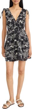 The Good Journey Embroidered V-Neck Minidress