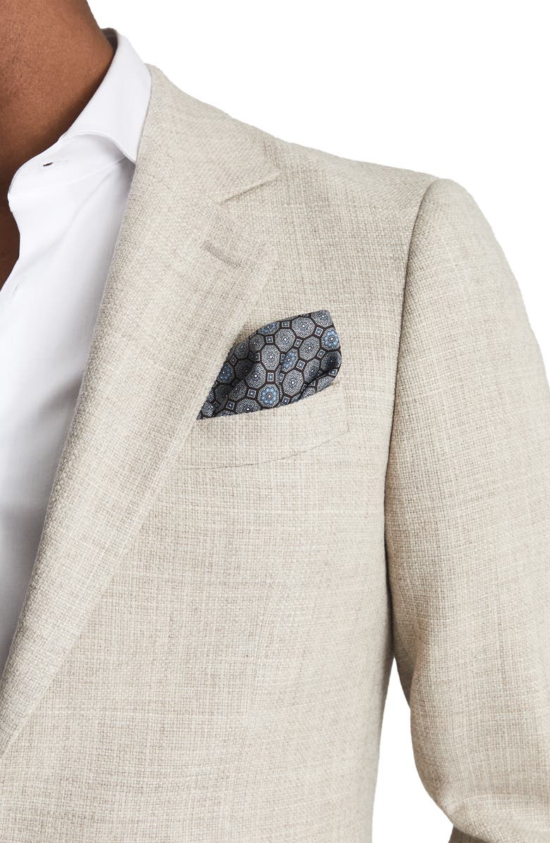 Reiss Attire Check Wool Blend Suit Jacket, Alternate, color, 