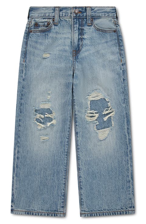 Kids' Destroyed Baggy Fit Jeans