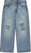 abercrombie kids Kids' Destroyed Baggy Fit Jeans
