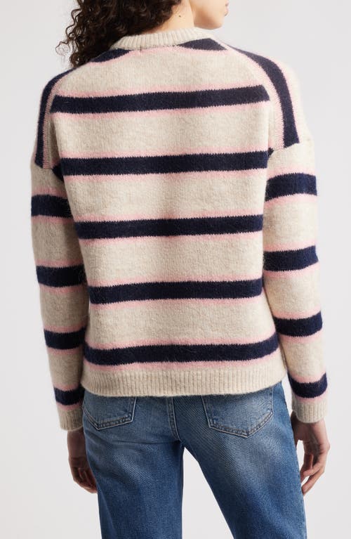 BODEN BODEN ROSEMARY RELAXED FLUFFY STRIPE SWEATER