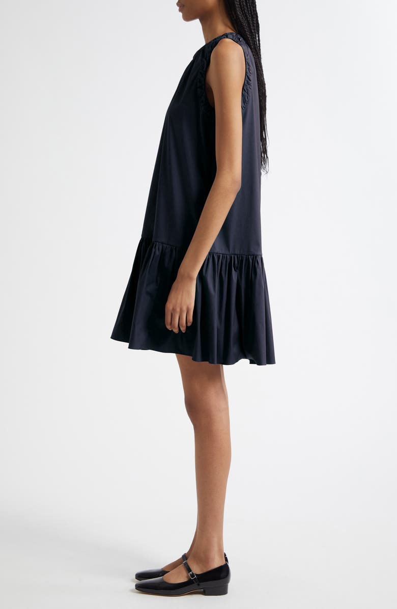 Max Mara Virgin Flounce Hem Sleeveless Dress, Alternate, color, Ultramarine