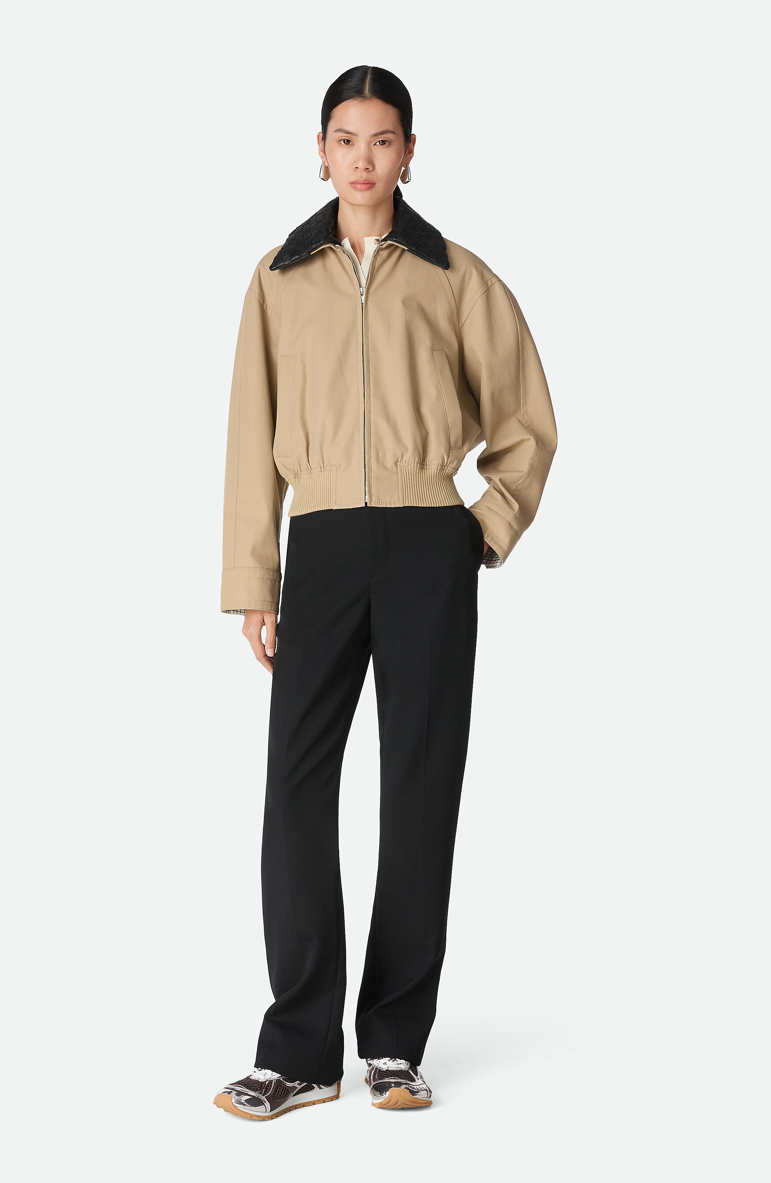 Bottega Veneta Orbit Low Top Sneaker, Alternate, color, Fondant/ Silver