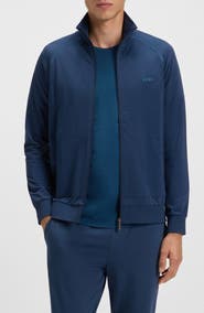 BOSS Mix Match Stretch Cotton Lounge Jacket