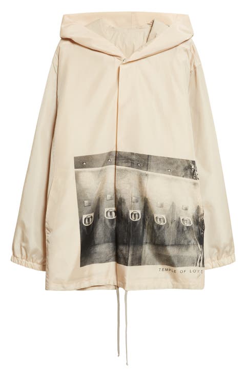 Temple Graphic Nylon Stretch Canvas Tour Jacket