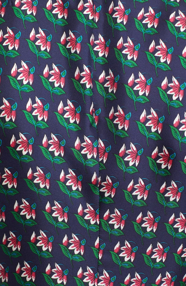 Diane von Furstenberg 'Nieves' Floral Print Silk Shirtdress, Alternate, color,