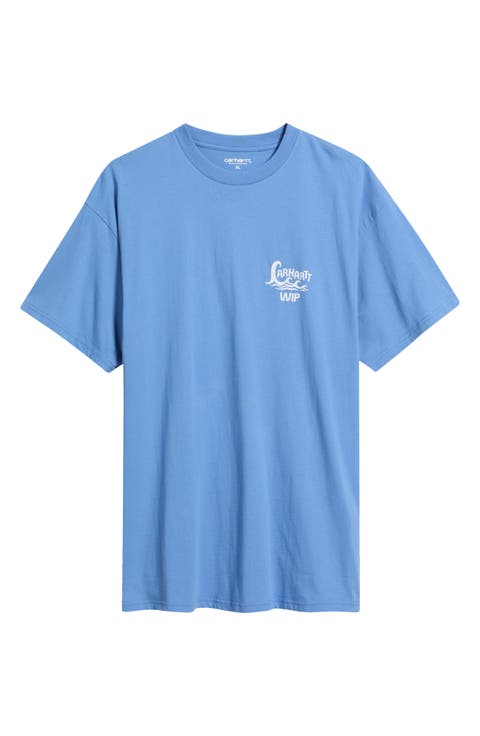 Waves Organic Cotton Graphic T-Shirt