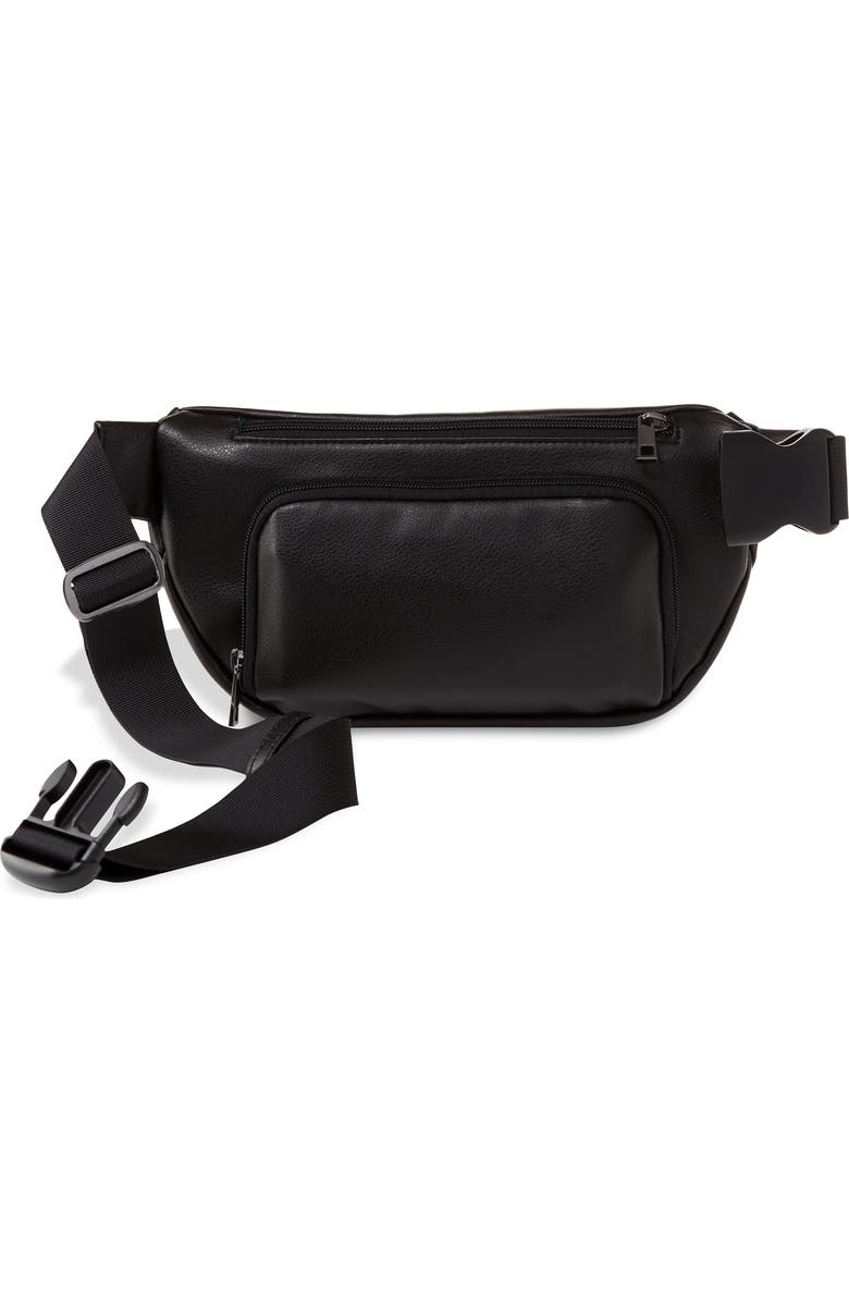 Kibou Faux Leather Diaper Belt Bag, Alternate, color,