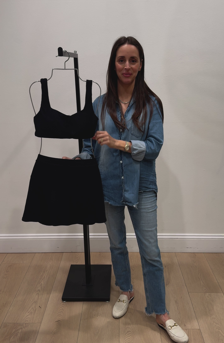 Hermoza Maggie Square Neck Two-piece Top, Alternate, color, 